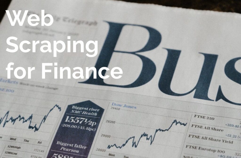 Web Scraping for Finance