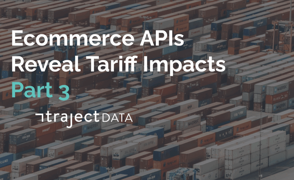 Ecommerce APIs Reveal Tariff Impacts